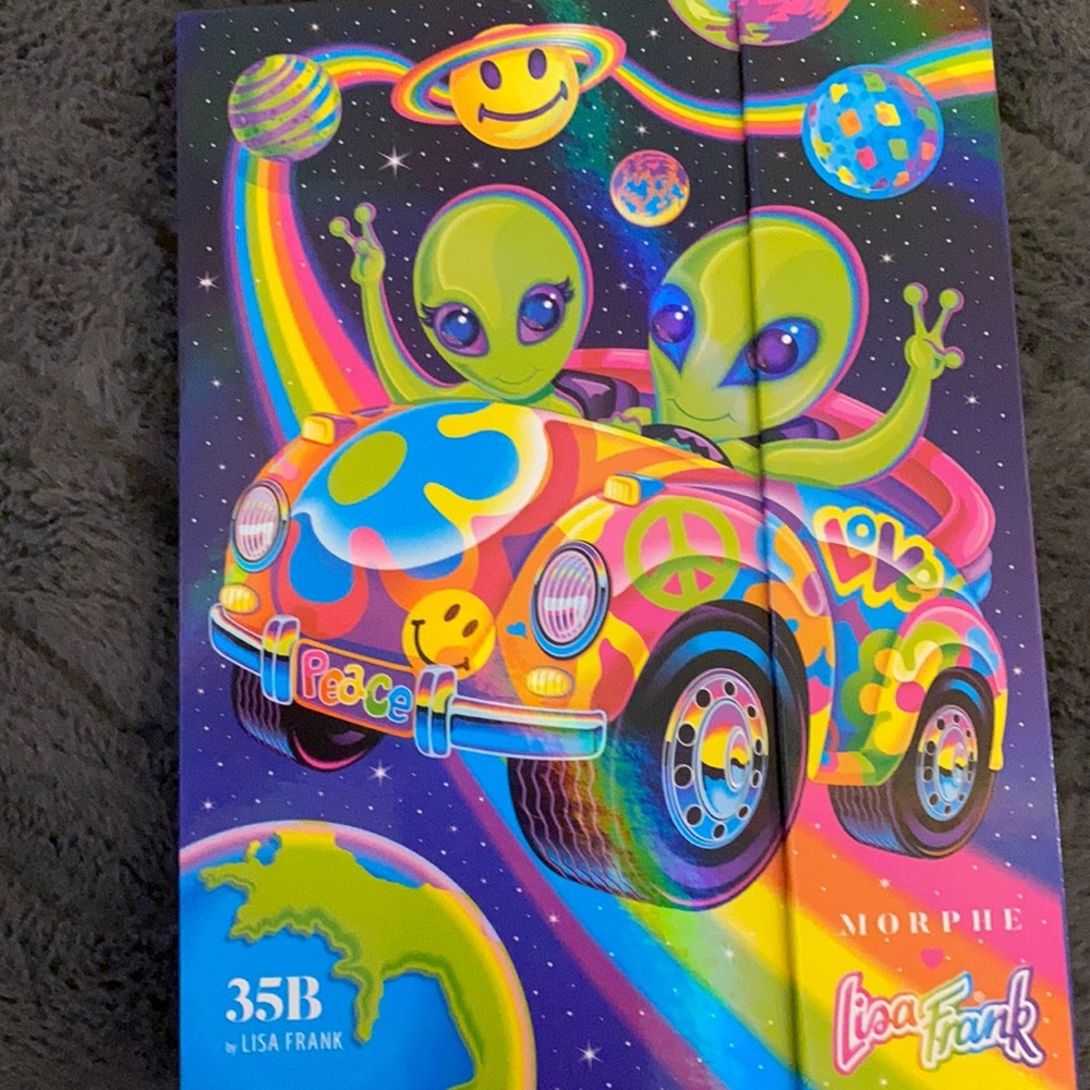 Slightly used Morphe x Lisa Frank Palette